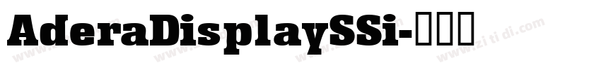 AderaDisplaySSi字体转换