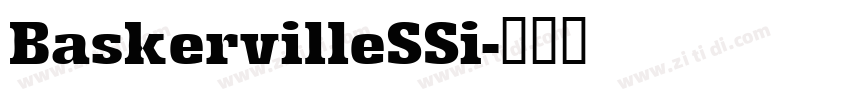 BaskervilleSSi字体转换