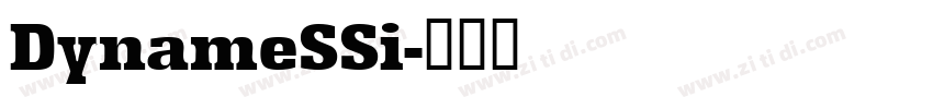 DynameSSi字体转换