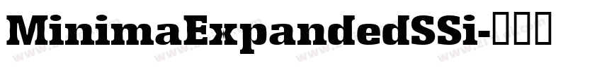 MinimaExpandedSSi字体转换