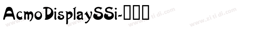 AcmoDisplaySSi字体转换