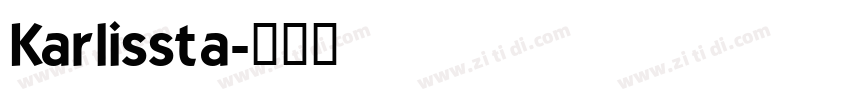 Karlissta字体转换