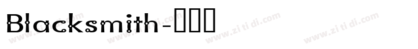 Blacksmith字体转换