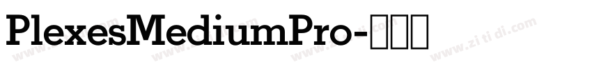 PlexesMediumPro字体转换
