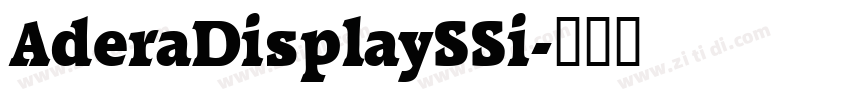 AderaDisplaySSi字体转换