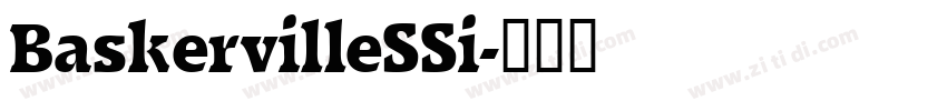 BaskervilleSSi字体转换
