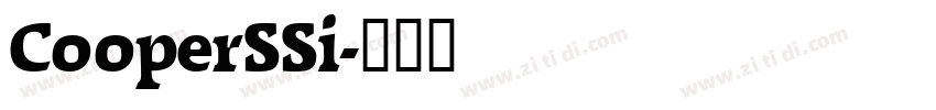 CooperSSi字体转换