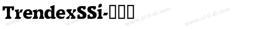 TrendexSSi字体转换