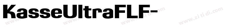 KasseUltraFLF字体转换
