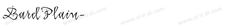 BardPlain字体转换