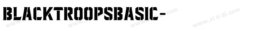 BlacktroopsBasic字体转换