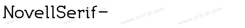 NovellSerif字体转换