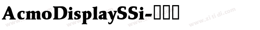AcmoDisplaySSi字体转换