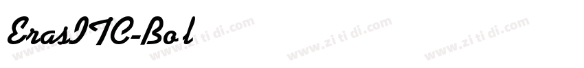 ErasITC-Bold字体转换