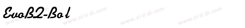 EvoBQ-Bold字体转换