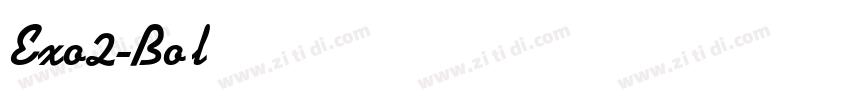 Exo2-Bold字体转换