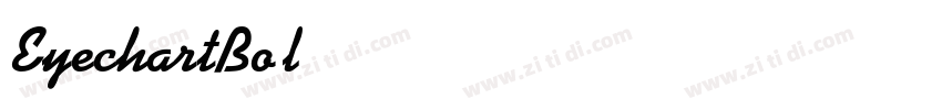 EyechartBold字体转换
