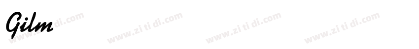 GilmerBold字体转换