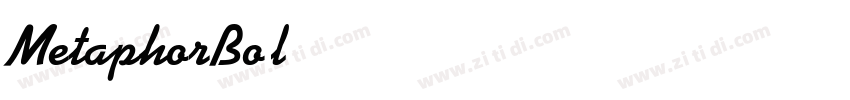 MetaphorBold字体转换