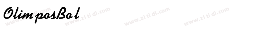 OlimposBold字体转换