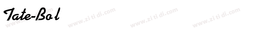 Tate-Bold字体转换