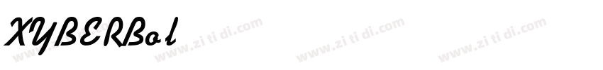 XYBERBold字体转换