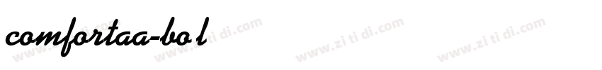 comfortaa-bold字体转换
