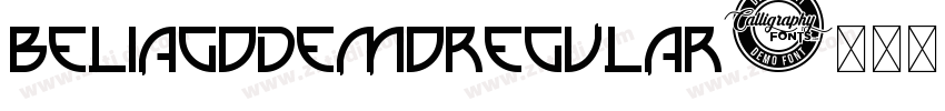 BeliagoDemoRegular字体转换