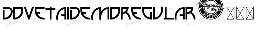 DovetaiDemoRegular字体转换