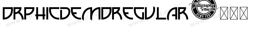OrphicDemoRegular字体转换