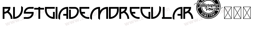 RustgiaDemoRegular字体转换