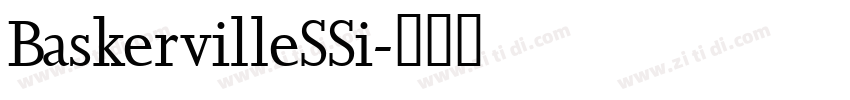 BaskervilleSSi字体转换