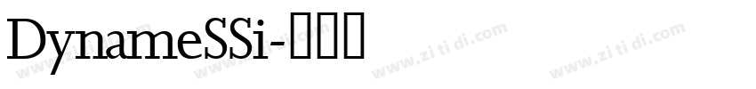 DynameSSi字体转换