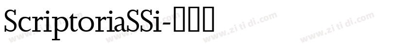 ScriptoriaSSi字体转换