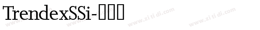 TrendexSSi字体转换