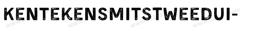 KentekenSmitsTweedui字体转换