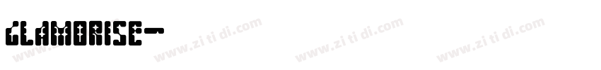 GLAMORISE字体转换