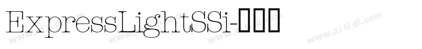 ExpressLightSSi字体转换