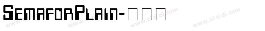 SemaforPlain字体转换