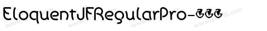 EloquentJFRegularPro字体转换