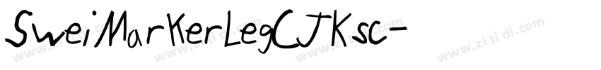 SweiMarkerLegCJKsc字体转换