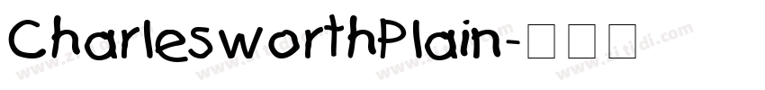 CharlesworthPlain字体转换
