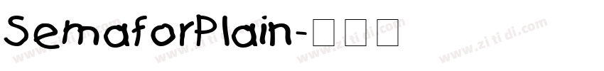 SemaforPlain字体转换