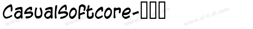 CasualSoftcore字体转换