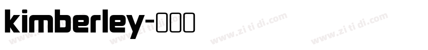 kimberley字体转换
