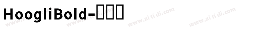 HoogliBold字体转换