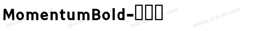 MomentumBold字体转换