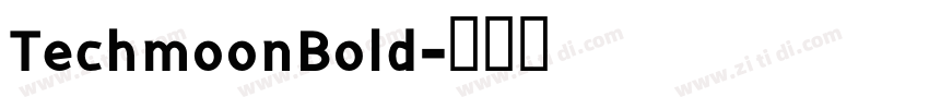 TechmoonBold字体转换
