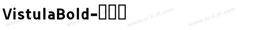 VistulaBold字体转换