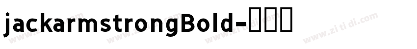 jackarmstrongBold字体转换